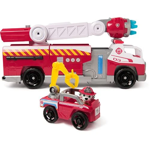 Carro de Bombeiros Paw Patrol- Fire Rescue Sofisticado - Spin Master com Chave de Seguranç