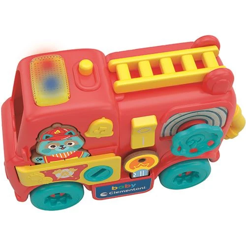 Montessori - Camião de Bombeiros - Baby Clementoni com Chave de Seguranç