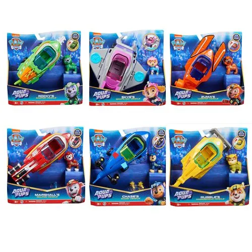 Tampa de Seguranç Veículos Básicos Paw Patrol Aqua Pups - Envio Aleatório