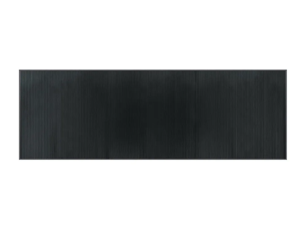 Tapete retangular 100x300 cm bambu cinzento