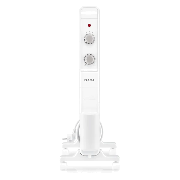 Radiador Mica FLAMA 2331fl | 1500W, IP24, Termóstato regulável
