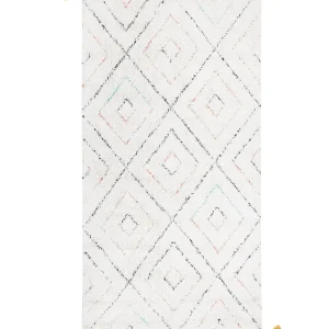 OEM Original Tapete de algodão branco 80 x 150 cm KARTAL