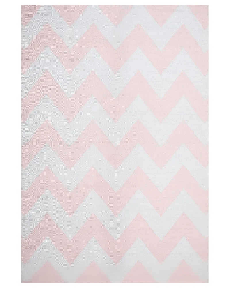 Acessório de Armazenamento Externo Tapete de área branco e rosa 160 x 230 cm KONARLI