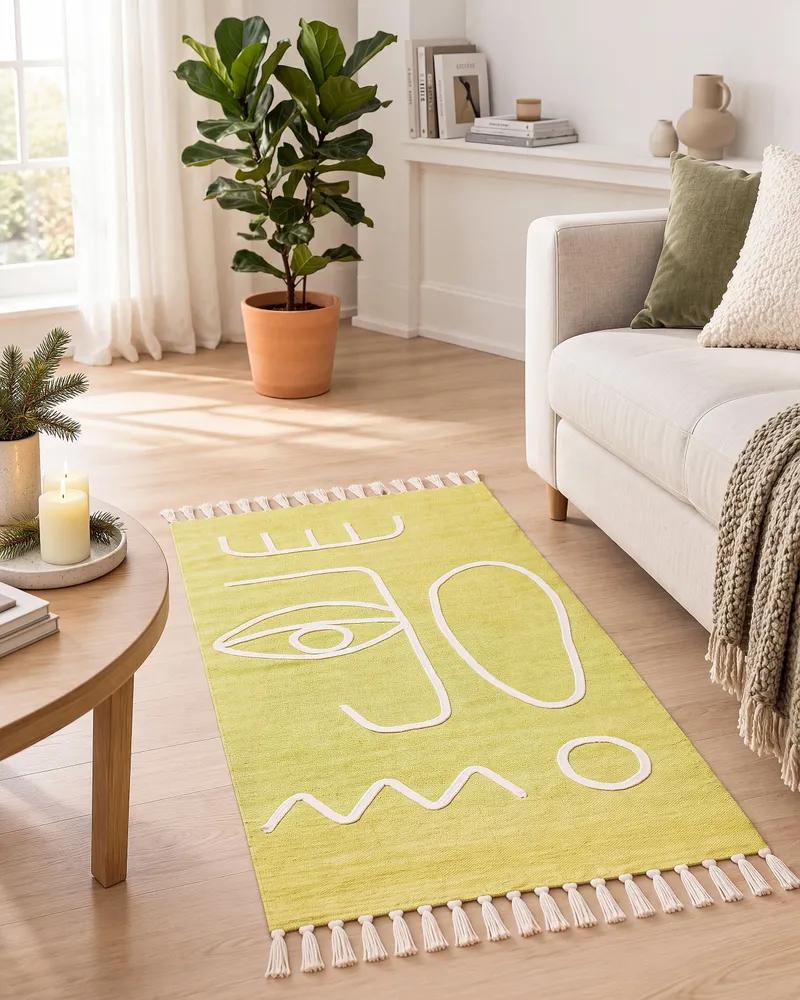 Acessório Premium para Exterior Tapete de exterior amarelo 80 x 150 cm YAVU