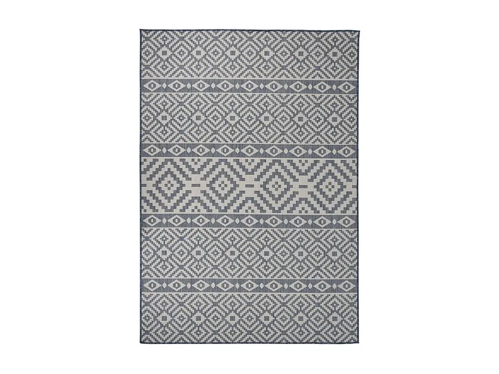 Acessório de Viagem Tapete de tecido plano para exterior 160x230 cm riscas azuis