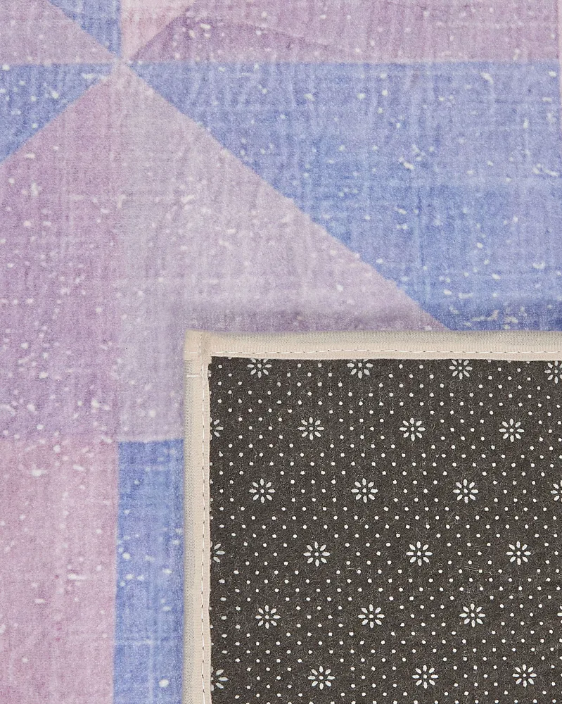 Componente para Exterior Tapete azul e cinzento 160 x 230 cm KARTEPE