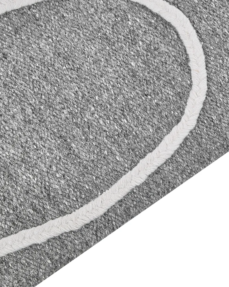 Componente para Exterior Tapete de exterior cinzento 80 x 150 cm YAVU