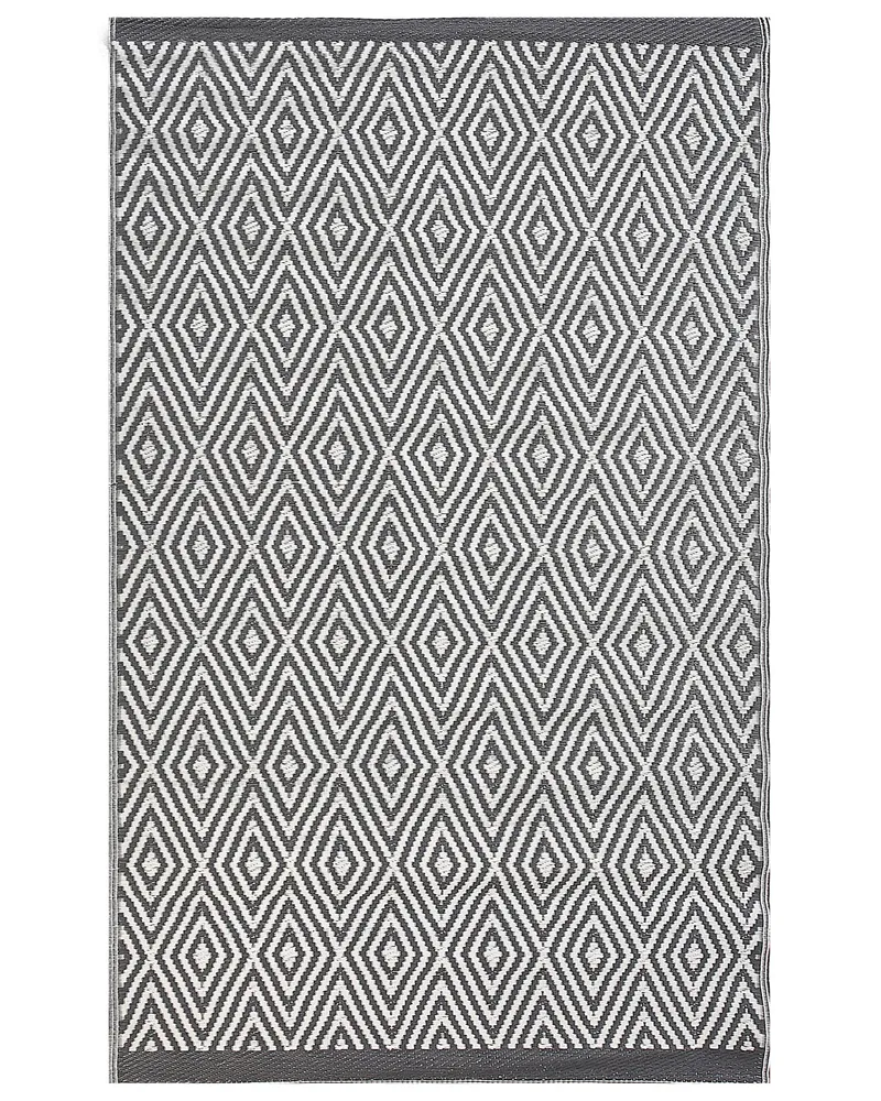 Robusto para RV Tapete de exterior cinzento 120 x 180 cm SIKAR