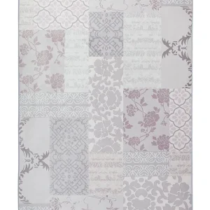 Tapete cinzento visível e rosa 160 x 230 cm BALLICA