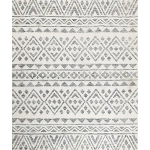 Tapete creme e cinzento 160 x 230 cm ASPANI com Fechadura de Seguranç