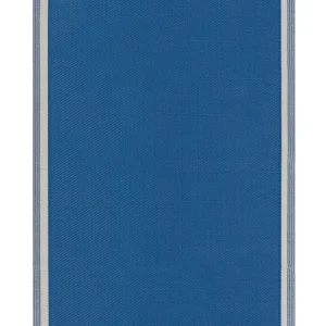 Tapete de exterior azul 120 x 180 cm ETAWAH com Sistema de Montagem Rápida
