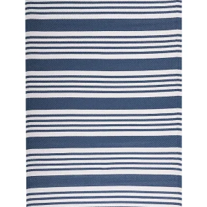 Tapete de exterior azul sombrio 120 x 180 cm ELURU com 2 Anos de Garantia