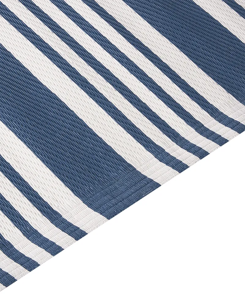 Tapete de exterior azul sombrio 120 x 180 cm ELURU com 2 Anos de Garantia