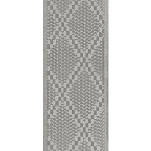 Tapete de exterior cinzento 60 x 105 cm JALNA com Garantia Estendida
