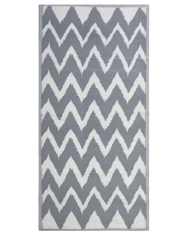 Tapete de exterior cinzento 90 x 180 cm SIRSA (Modelo RV-EX)