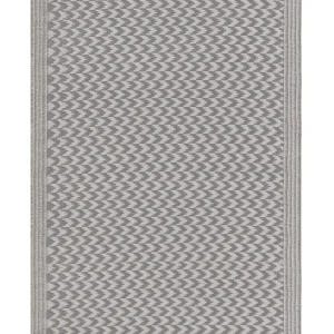 Tapete de exterior cinzento 60 x 90 cm MANGO com Sistema de Montagem Rápida