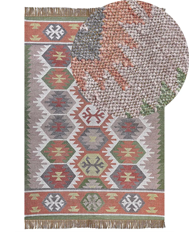 Tapete de exterior policromático 160 x 230 cm SAHBAZ