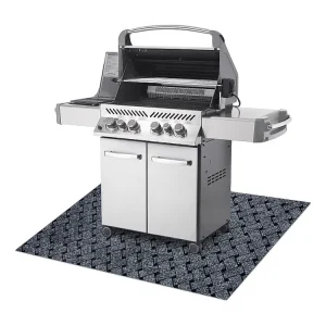 Tapete protetor para grelha VECTRA 902 para terraço, exterior - cinza 140x200 cm em Alumínio Anodizado
