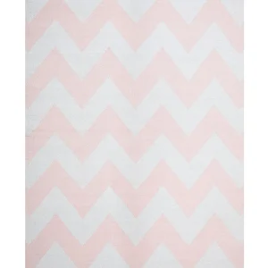 Tapete de área branco e rosa 140 x 200 cm KONARLI com Proteção UV