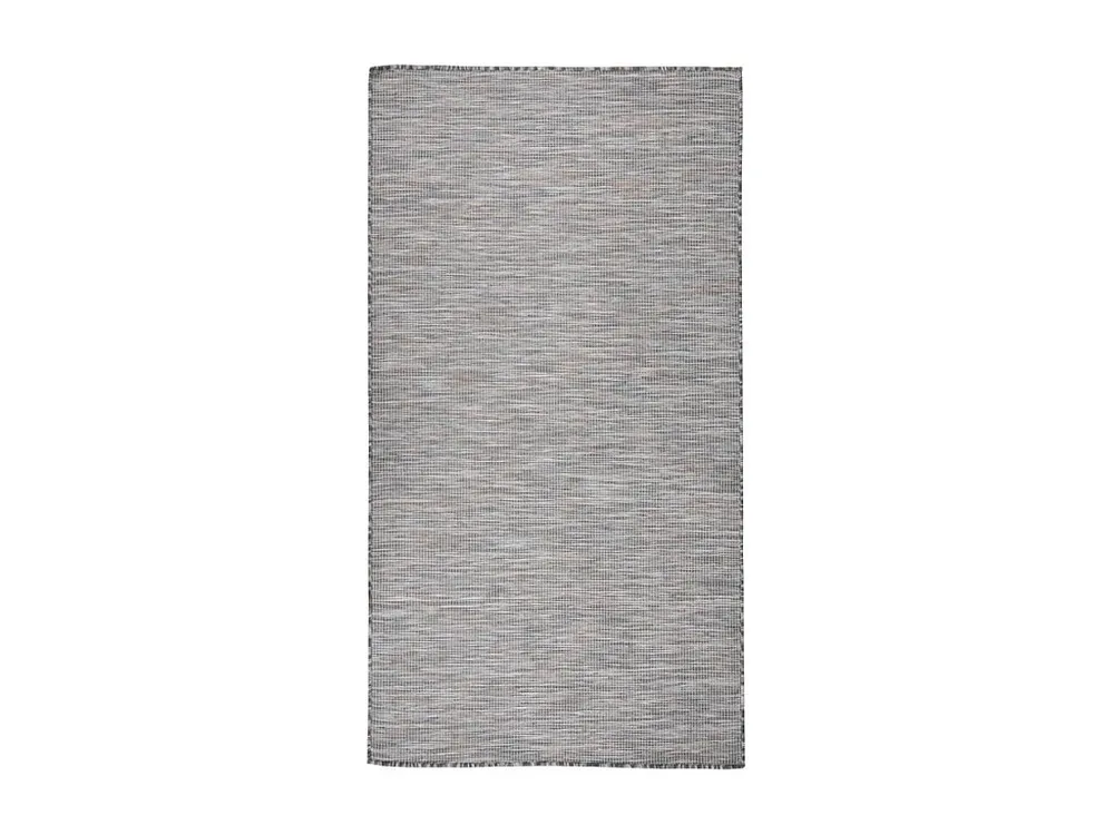 Capa para Caçamba Tapete de tecido plano para exterior 80x150 cm castanho e azul