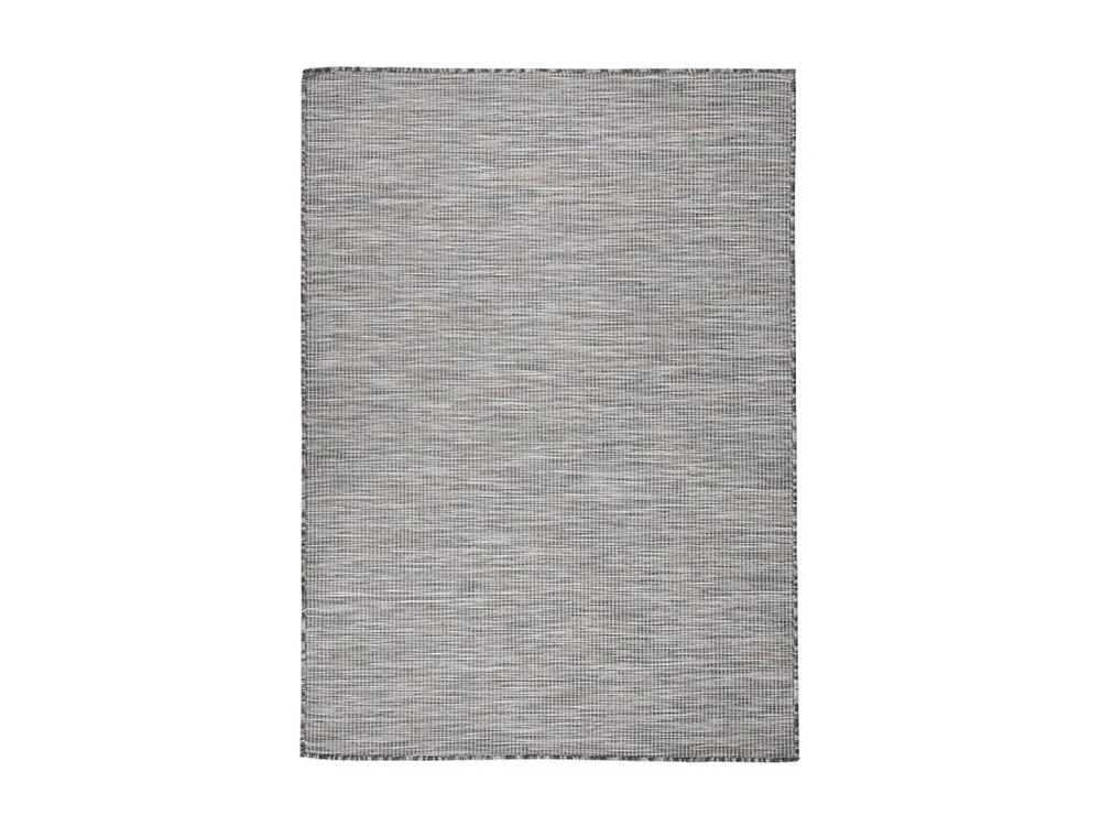 Capa para Caçamba Tapete de tecido plano para exterior 200x280 cm castanho e azul