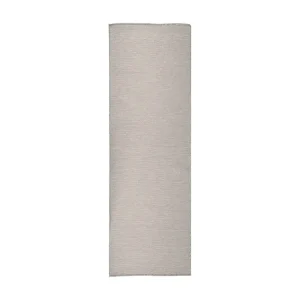 ço Galvanizado Tapete de tecido plano para exterior 80x250 cm cinza-acastanhado