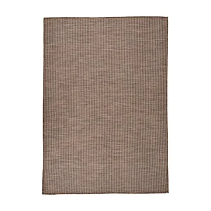 ço Galvanizado Tapete de tecido plano para exterior 160x230 cm castanho