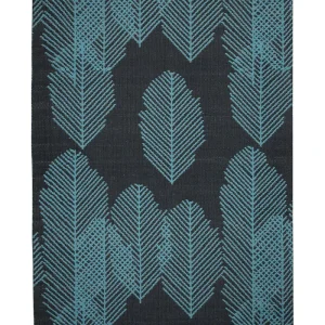 Organizador para Caçamba Tapete de área reversível preto e azul 140 x 200 cm MEZRA