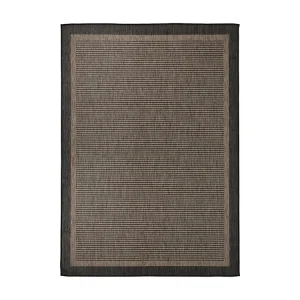 Organizador para Caçamba Tapete de tecido plano para exterior 140x200 cm castanho-escuro