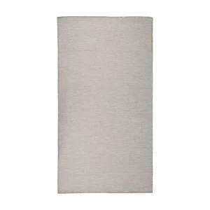 Protetor de Porta-traseira Tapete de tecido plano para exterior 80x150 cm cinza-acastanhado