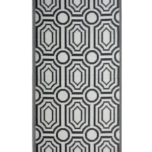 Suporte para Bicicleta na Caçamba Tapete de área reversível preto 90 x 180 cm BIDAR