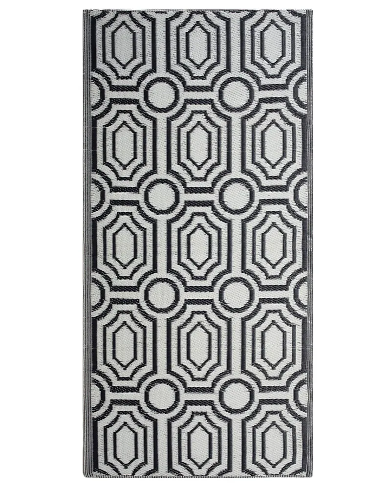 Suporte para Bicicleta na Caçamba Tapete de área reversível preto 90 x 180 cm BIDAR