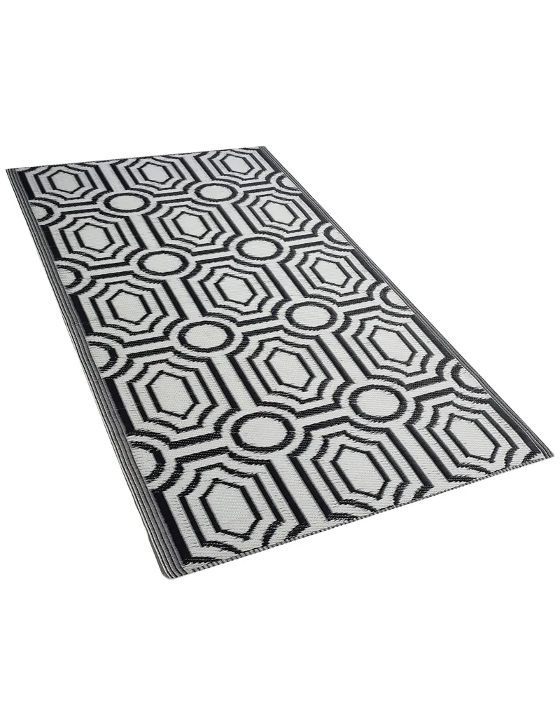 Suporte para Bicicleta na Caçamba Tapete de área reversível preto 90 x 180 cm BIDAR