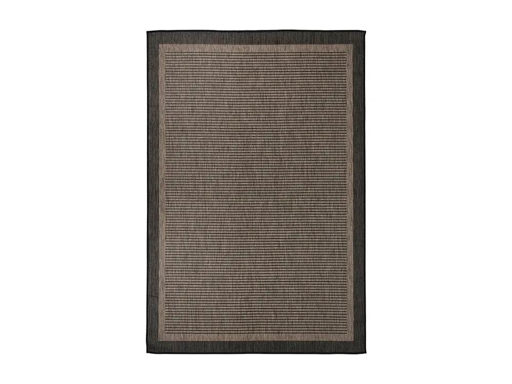 Tapete de tecido plano para exterior 160x230 cm castanho-escuro para Caminhonete
