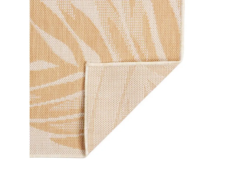 Tapete de tecido plano para exterior 80x150 cm típico folhas