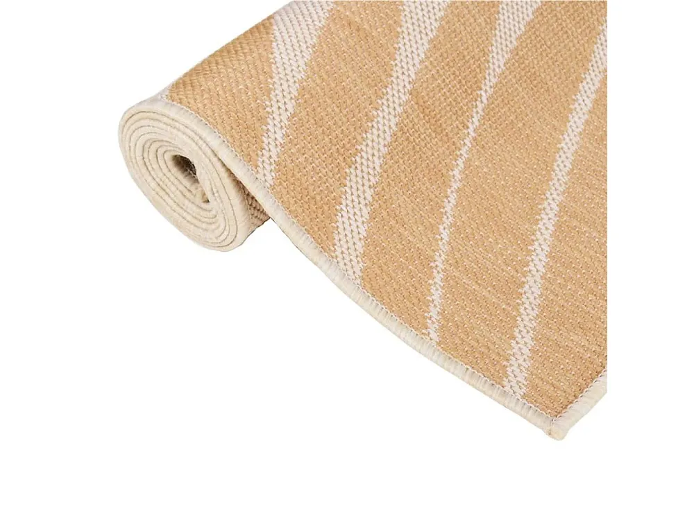 Tapete de tecido plano para exterior 80x150 cm típico folhas