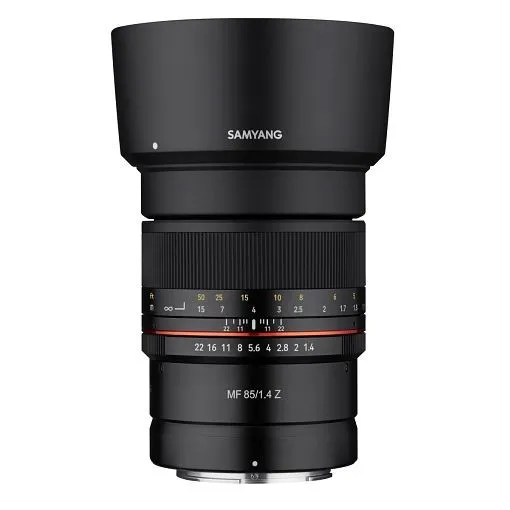Lente fotográfica Samyang MF 85mm F1.4 Z para Nikon Z, 22795