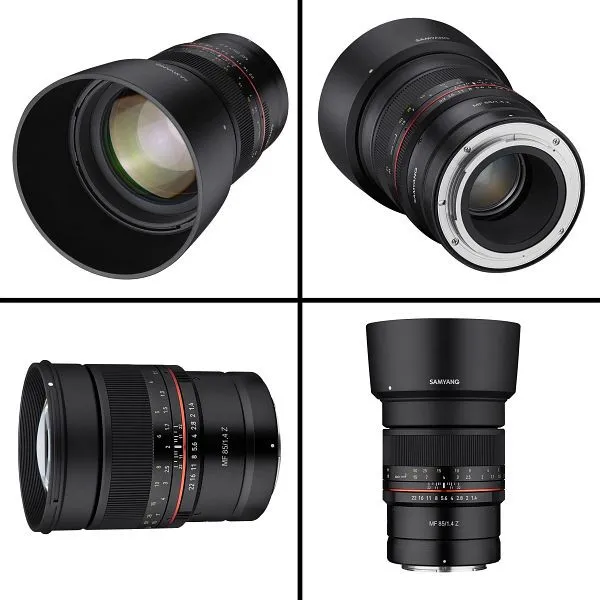 Lente fotográfica Samyang MF 85mm F1.4 Z para Nikon Z, 22795