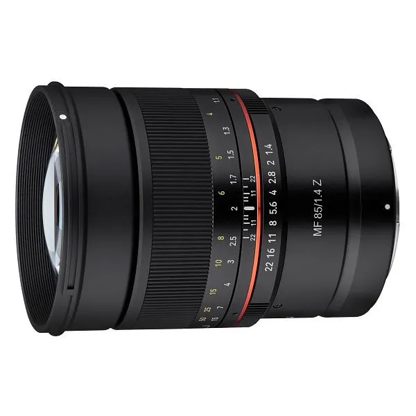 Lente fotográfica Samyang MF 85mm F1.4 Z para Nikon Z, 22795