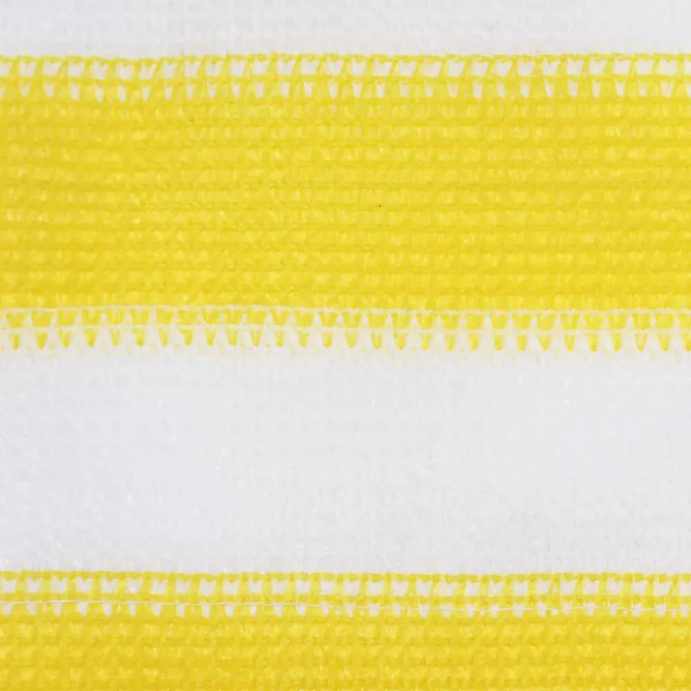 Tela de varanda 90x300 cm PEAD amarelo e branco