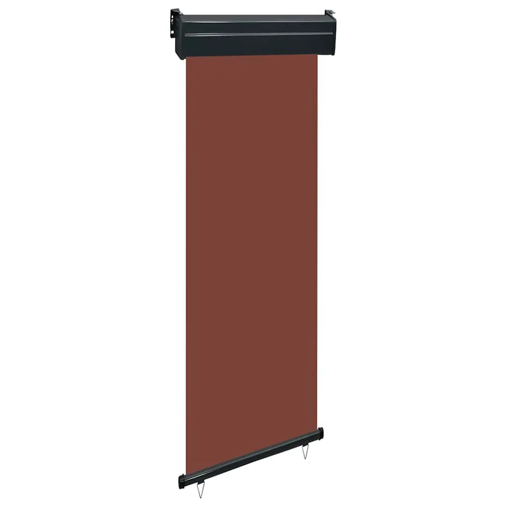 Toldo lateral para varanda 60x250 cm castanho