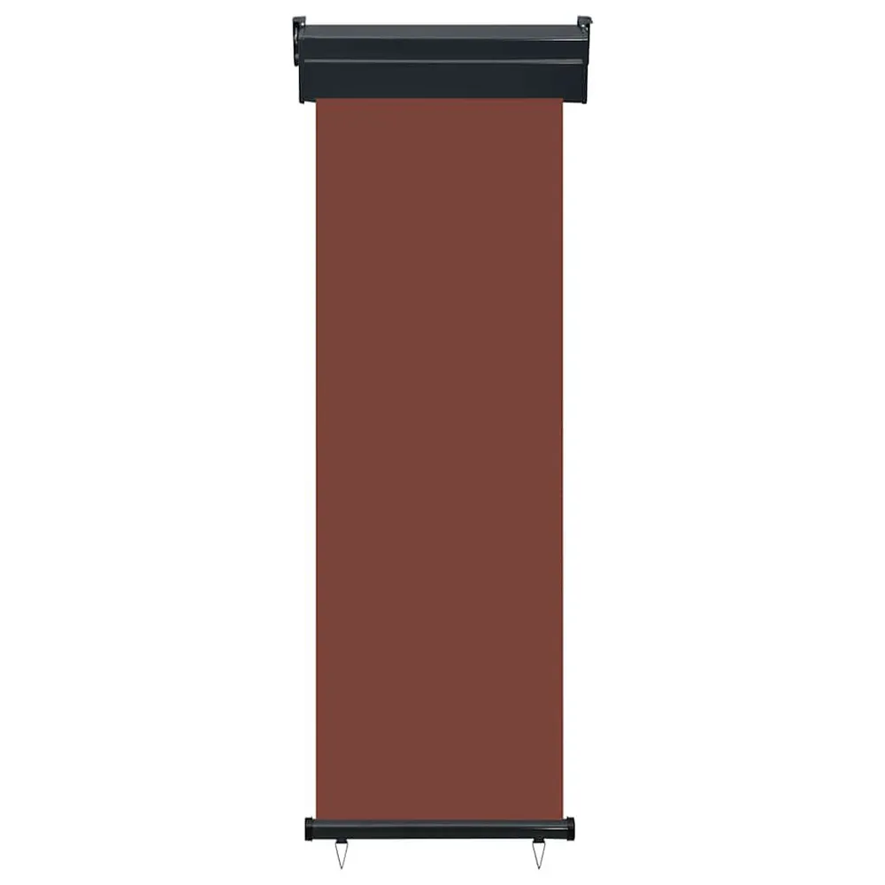 Toldo lateral para varanda 60x250 cm castanho