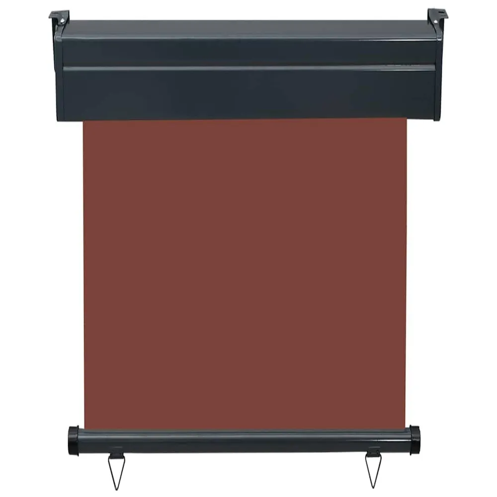 Toldo lateral para varanda 60x250 cm castanho