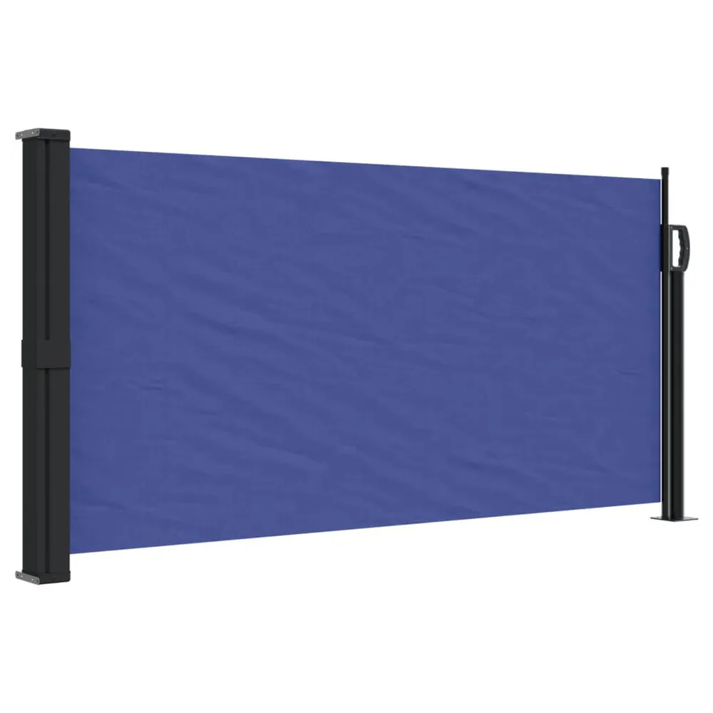 Toldo lateral retrátil 100x300 cm azul