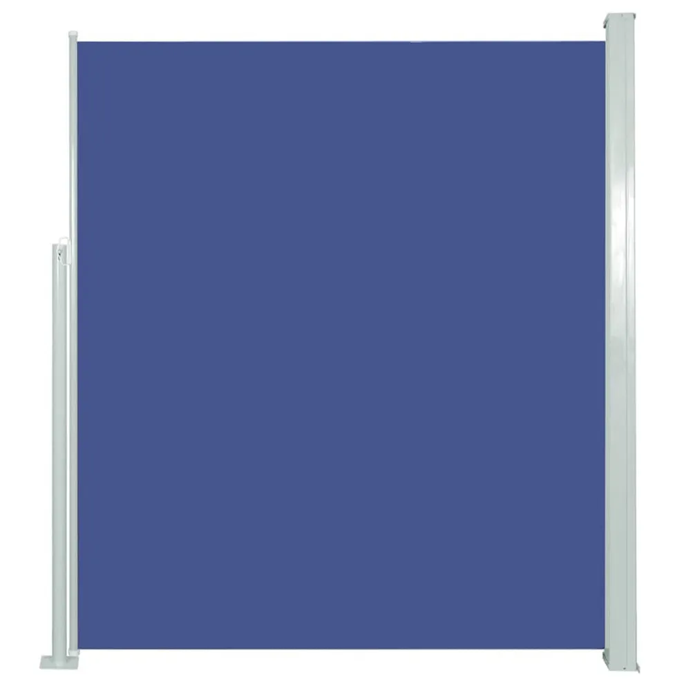 Toldo lateral retrátil 120x300 cm azul