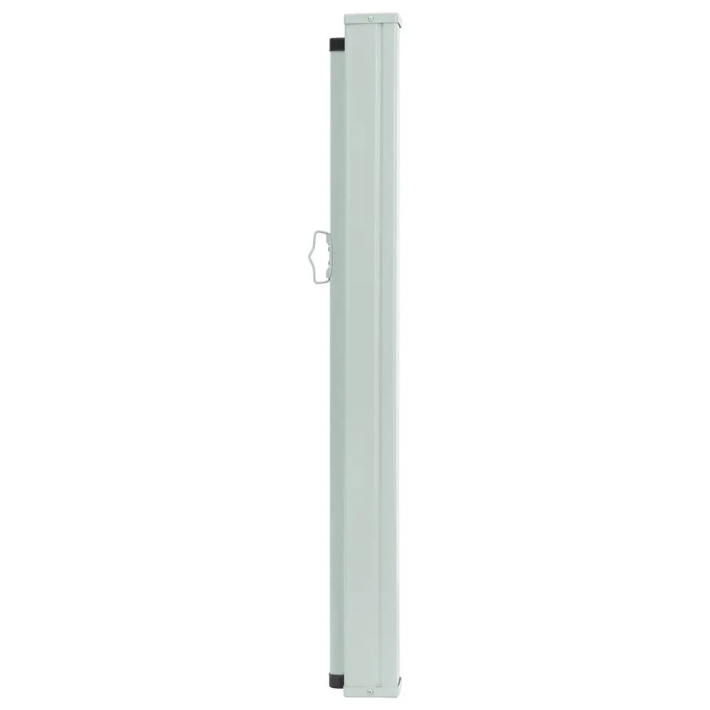 Toldo lateral retrátil para pátio 100x300 cm azul