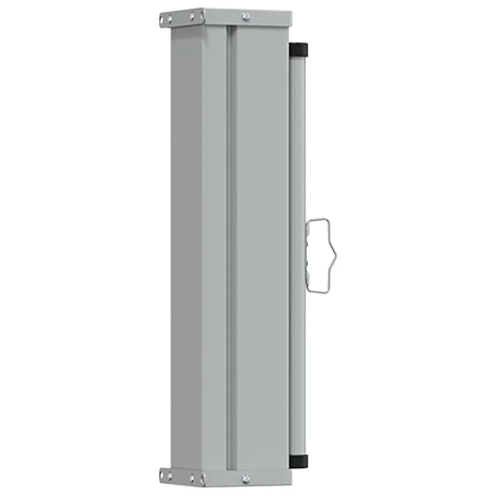 Toldo lateral retrátil para pátio 60x300 cm azul