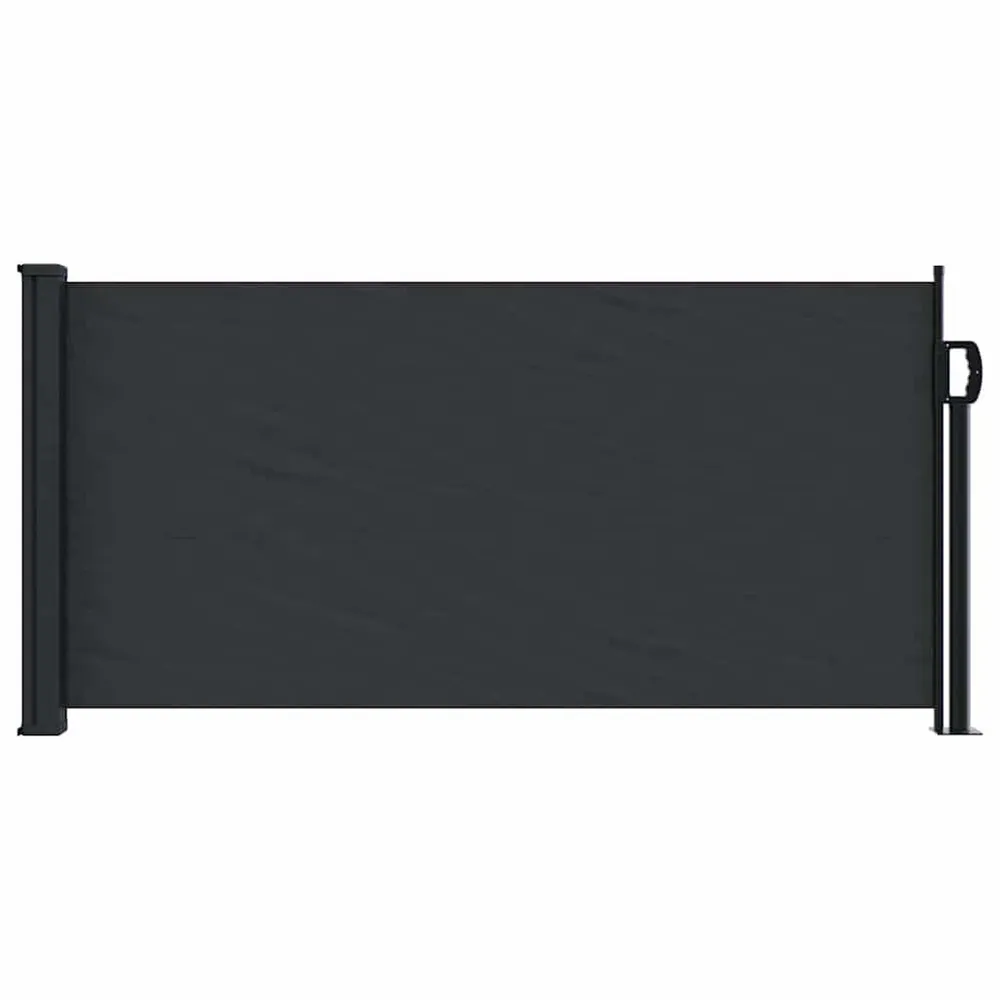 Toldo lateral retrátil 100x300 cm preto