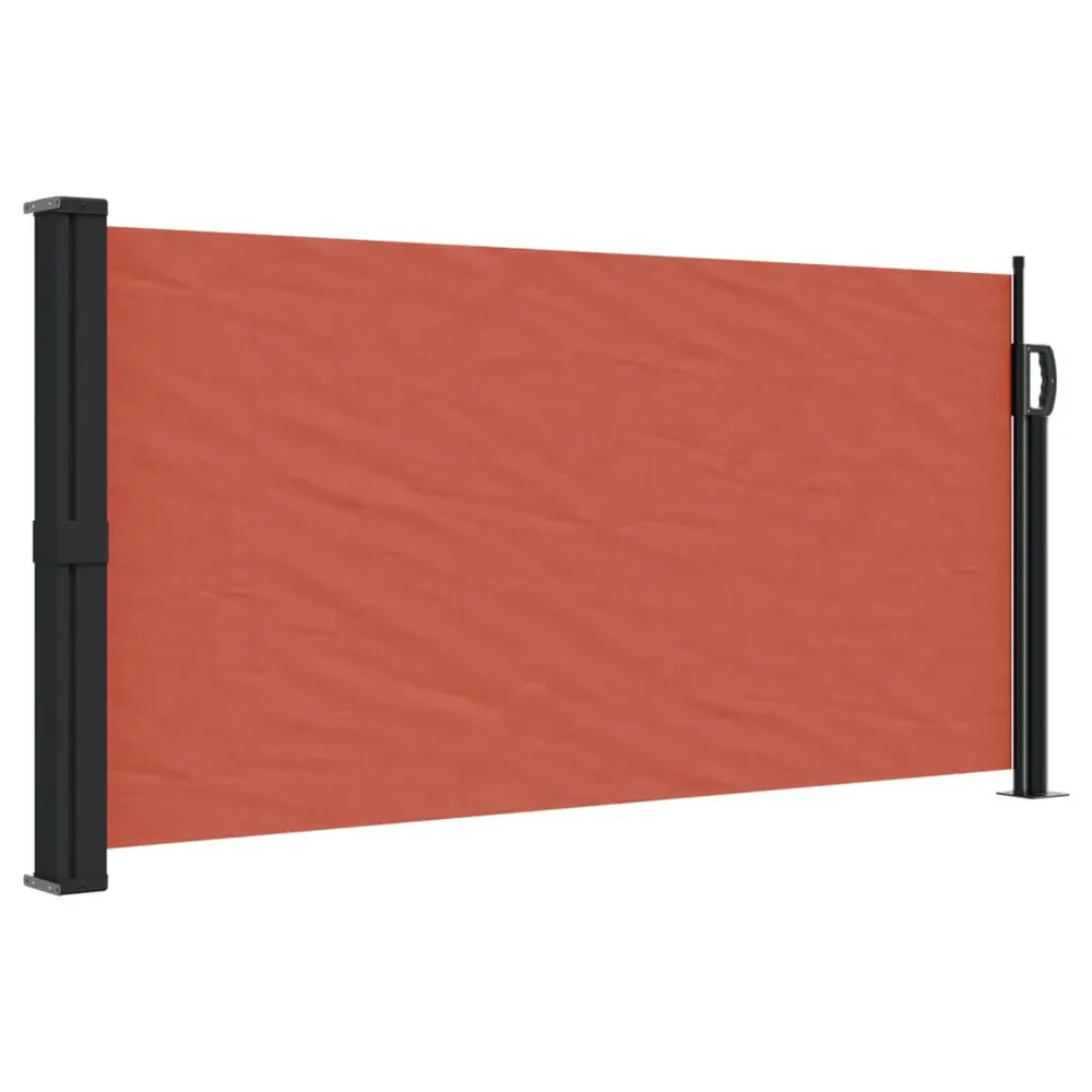 Toldo lateral retrátil 100x300 cm terracota