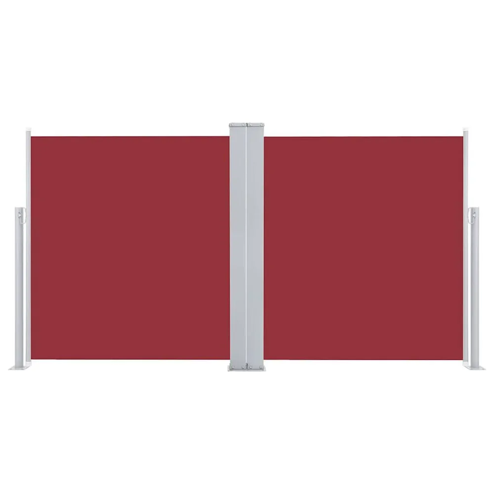 Toldo lateral retrátil 100x600 cm vermelho